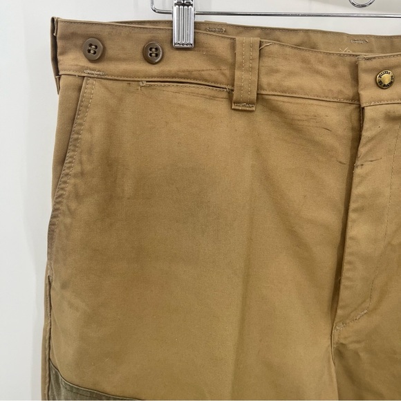 Filson Two-Tone Brown and Tan Men's Pants - Picture 2 of 15